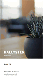 Mobile Screenshot of original.kallysten.net